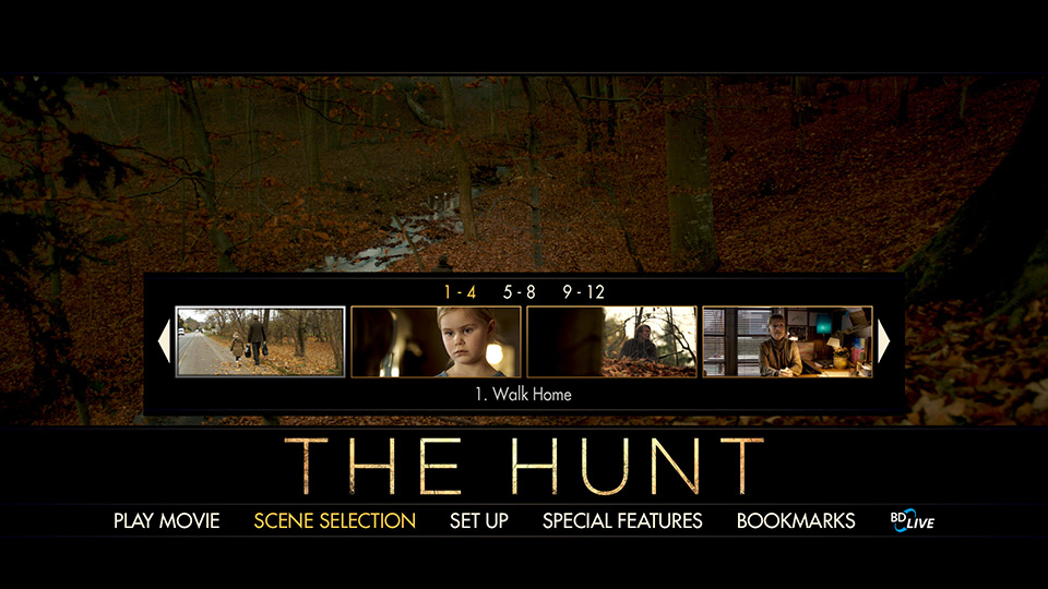 The Hunt Blu-ray Scene Selection Menu Design